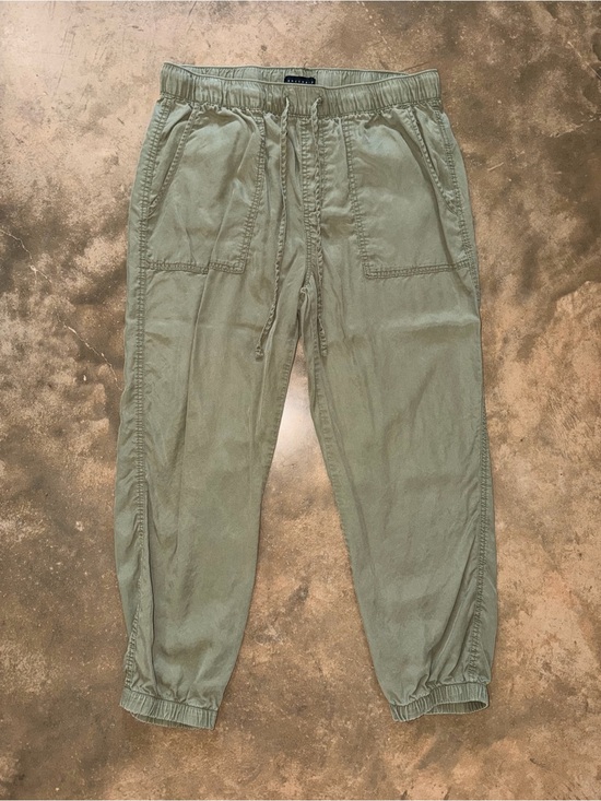 Sanctuary Pants - Sanctuary Olive Green Lyocell Jogger Pants Drawstring Utility XL